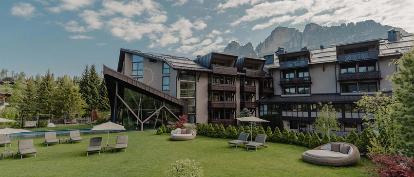 Yoga week united with nature,  in the midst of a gigantic mountain backdrop