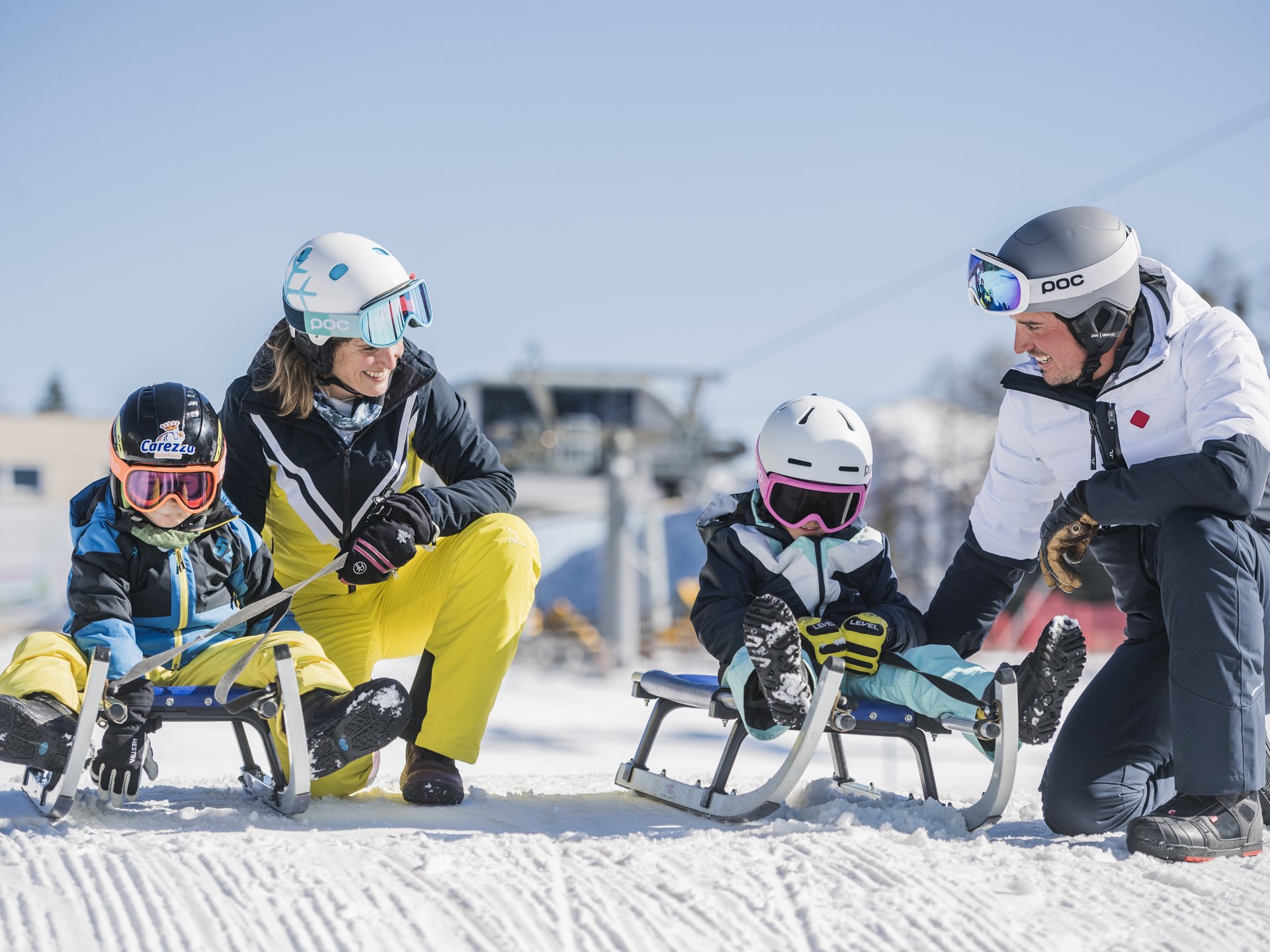 The best trails and toboggan runs at Passo di Costalunga