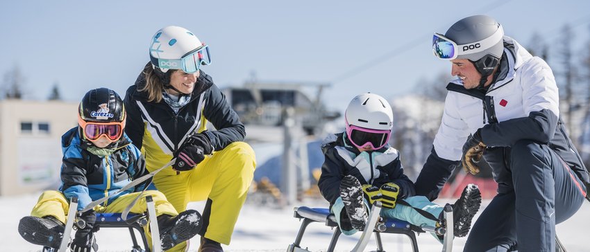 Skifahren im Eggental