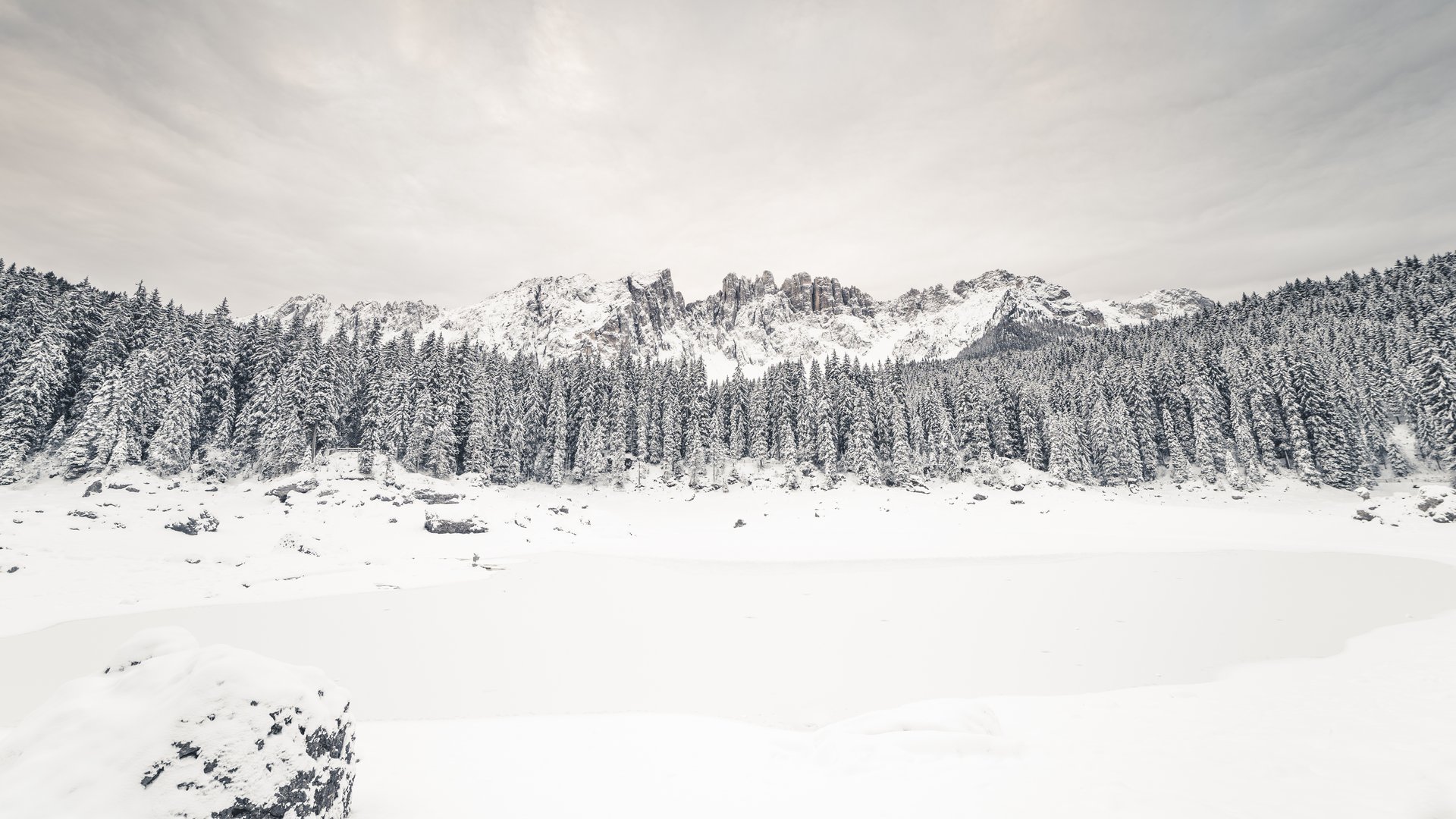 Karersee, Rosengarten, Dolomiten, Carezza und, und, und