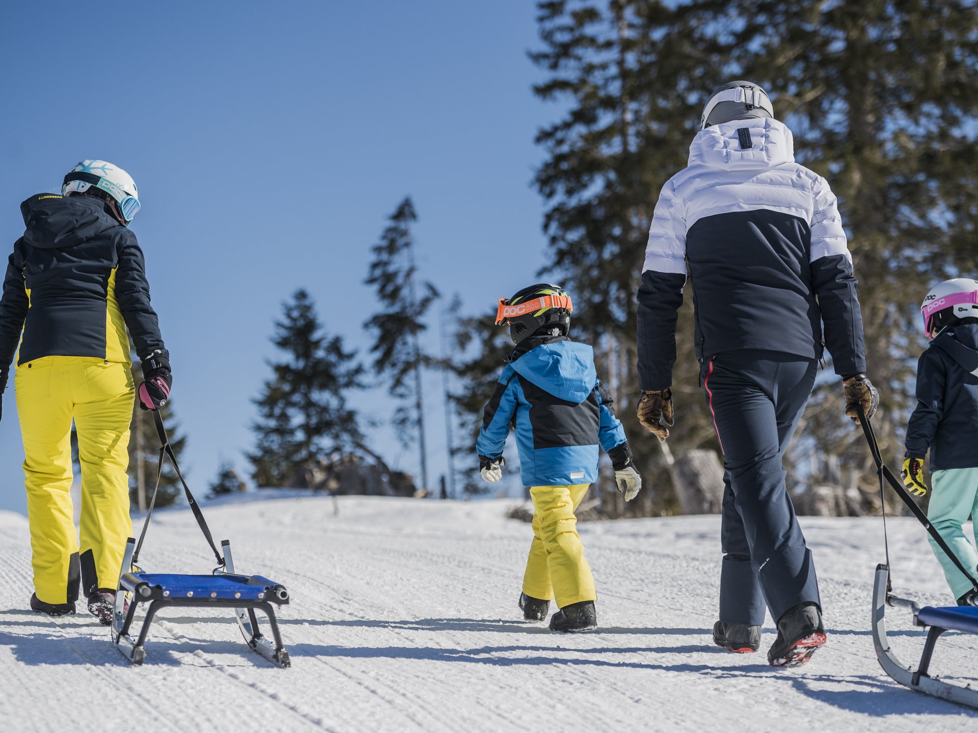 The best trails and toboggan runs at Passo di Costalunga