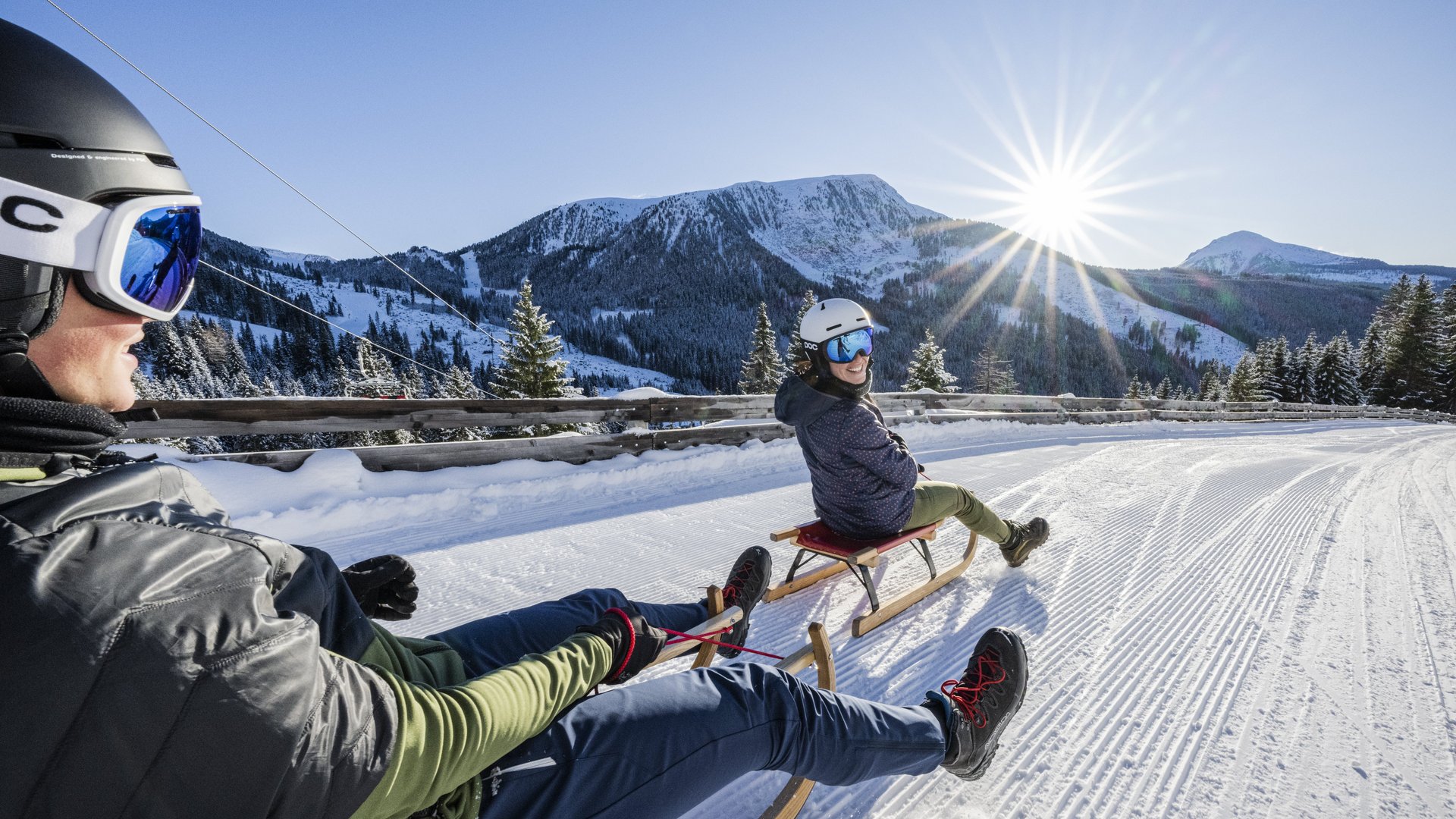 Le più belle piste di slittino e sci di fondo della Val d’Ega